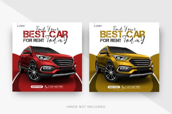 Download Luxury Rent Car Social Media Banner - Social media Collection