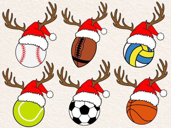 Download Christmas Sport Balls Bundle Svg - Sport balls bundle Collection
