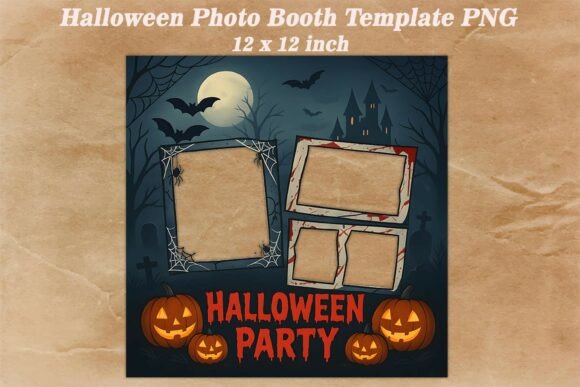 Download Halloween Photo Booth Template PNG - Premium Bundle