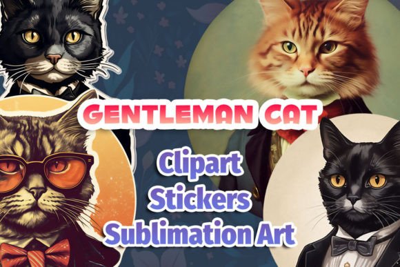 Download Gentleman Cat Clipart - Premium Resources