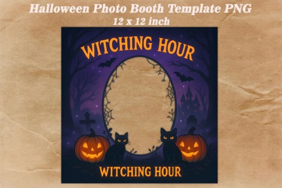 Download Halloween Photo Booth Template PNG - Premium Resources