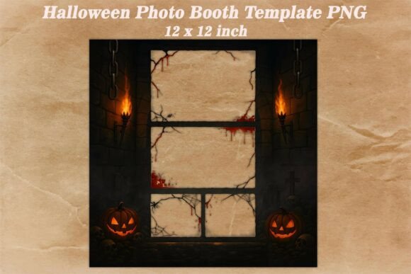 Download Halloween Photo Booth Template PNG - Premium Resources