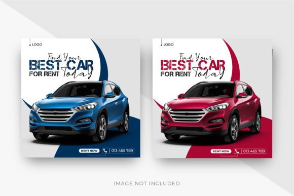 Download Luxury Car for Rent Social Media Post - Social media Collection
