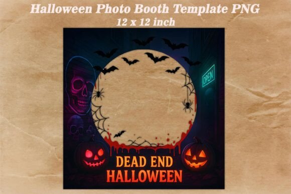 Download Halloween Photo Booth Template PNG - Premium Resources