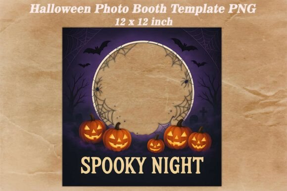 Download Halloween Photo Booth Template PNG - Premium Bundle