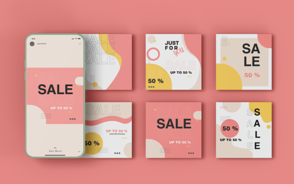 Download Social Media Templates-Sale-012-22 - Social media Collection