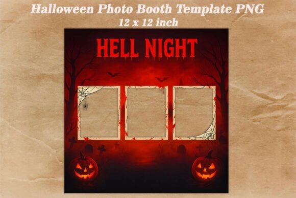 Download Halloween Photo Booth Template PNG - Premium Resources